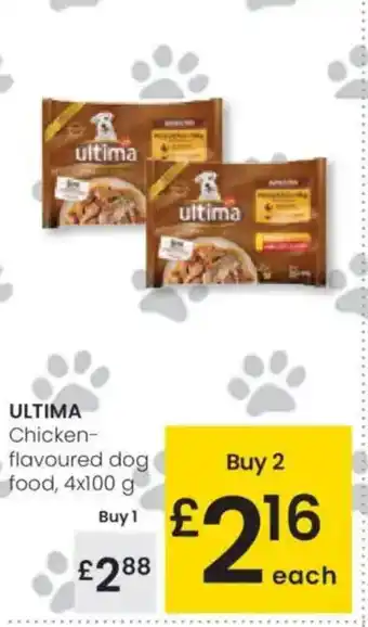 Eroski ULTIMA Chicken- flavoured dog food oferta
