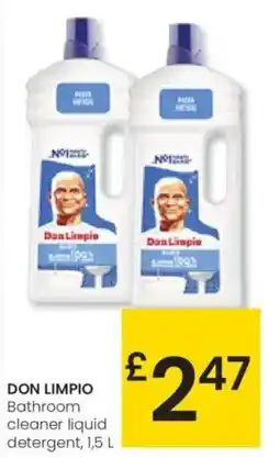 Eroski DON LIMPIO Bathroom cleaner liquid detergent oferta