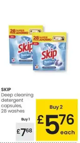 Eroski SKIP Deep cleaning detergent oferta