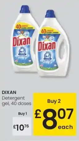 Eroski DIXAN Detergent gel, 40 doses oferta