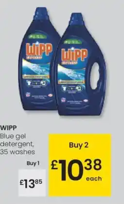 Eroski WIPP Blue gel detergent, 35 washes oferta