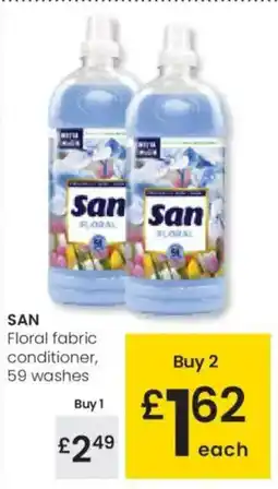Eroski SAN Floral fabric conditioner, 59 washes oferta