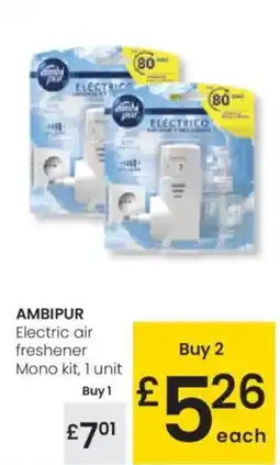 Eroski AMBIPUR Electric air freshener Mono kit, 1 unit oferta