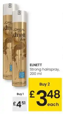 Eroski ELNETT Strong hairspray oferta