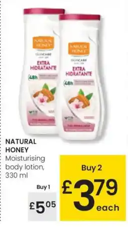Eroski NATURAL HONEY Moisturising body lotion, oferta