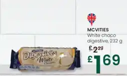 Eroski MCVITIES White choco digestive oferta