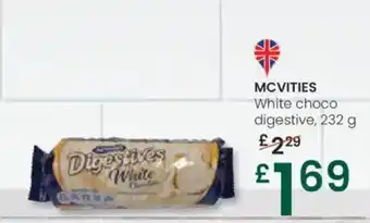 Eroski MCVITIES White choco digestive oferta