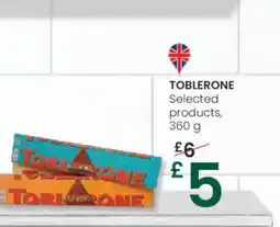 Eroski TOBLERONE Selected products, oferta
