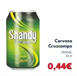 Cash Unide Shandy - cerveza cruzampo oferta