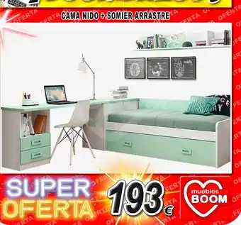 Muebles Boom Cama nido + somier arrastre oferta