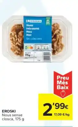 Caprabo EROSKI Nous sense closca oferta