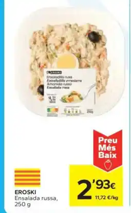 Caprabo EROSKI Ensalada russa oferta