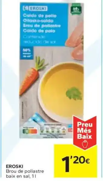 Caprabo EROSKI Brou de pollastre oferta