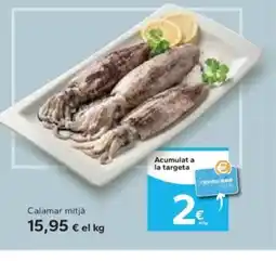 Caprabo Calamar mitja oferta
