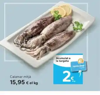 Caprabo Calamar mitja oferta