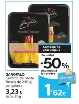 Caprabo GAROFALO Gamma de pasta oferta