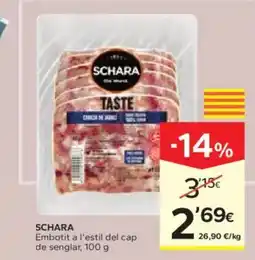 Caprabo SCHARA Embotit a l'estil del cap de senglar oferta