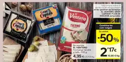 Caprabo EL VENTERO Formatge tendre a talls oferta