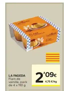 Caprabo LA FAGEDA Flam de vainilla oferta