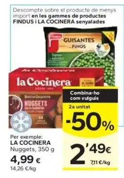 Caprabo LA COCINERA Nuggets oferta