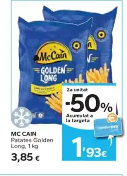Caprabo MC CAIN Patates Golden Long oferta