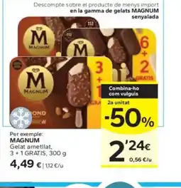 Caprabo MAGNUM Gelat ametllat oferta