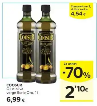 Caprabo COOSUR Oli d'oliva verge Serie Oro oferta
