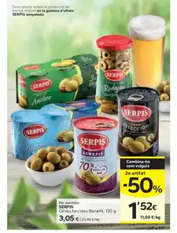 Caprabo SERPIS Olives farcides Benefit oferta