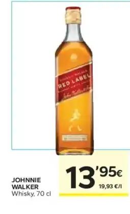 Caprabo JOHNNIE WALKER Whisky oferta