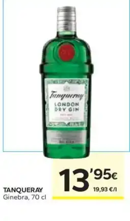 Caprabo TANQUERAY Ginebra oferta