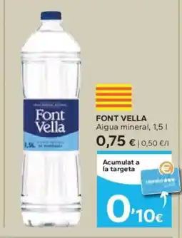 Caprabo FONT VELLA Aigua mineral oferta