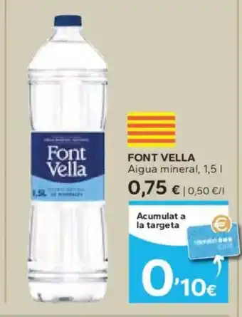 Caprabo FONT VELLA Aigua mineral oferta