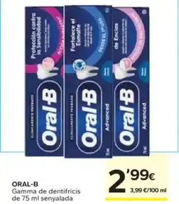 Caprabo ORAL-B Gamma de dentifricis oferta
