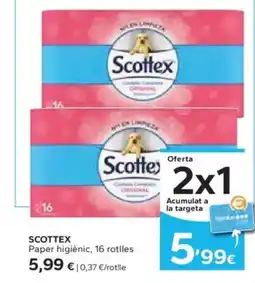 Caprabo SCOTTEX Paper higiènic oferta