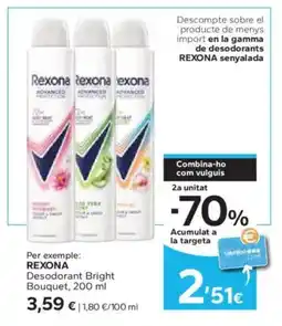 Caprabo REXONA Desodorant Bright Bouquet oferta