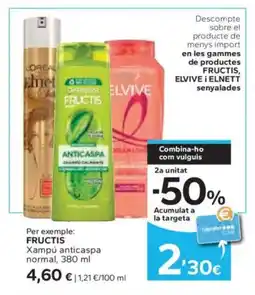 Caprabo FRUCTIS Xampú anticaspa normal oferta