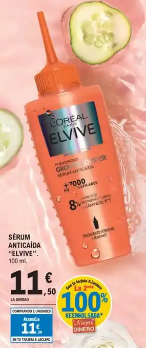 E.Leclerc ELVIVE Sérum anticaída oferta
