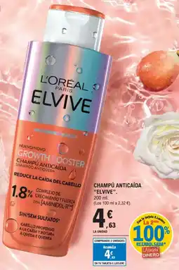 E.Leclerc ELVIVE Champú anticaída oferta