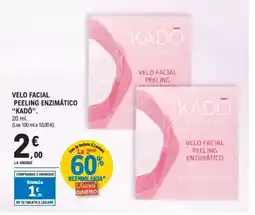 E.Leclerc KADO Velo facial peeling enzimático oferta