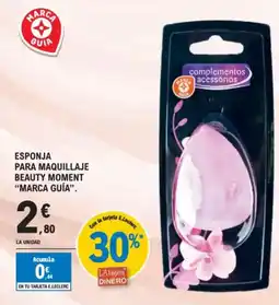 E.Leclerc MARCA GUÍA Esponja para maquillaje beauty moment oferta