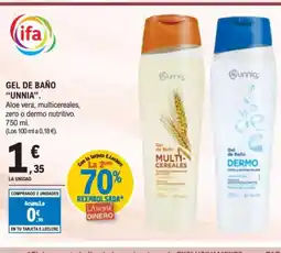 E.Leclerc UNNIA Gel de baño oferta