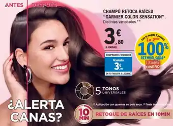 E.Leclerc GARNIER COLOR SENSATION Champú retoca raíces oferta