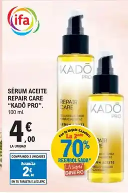E.Leclerc KADO PRO Serum aceite repair care oferta