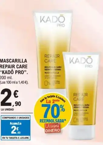 E.Leclerc KADO PRO Mascarilla repair care oferta