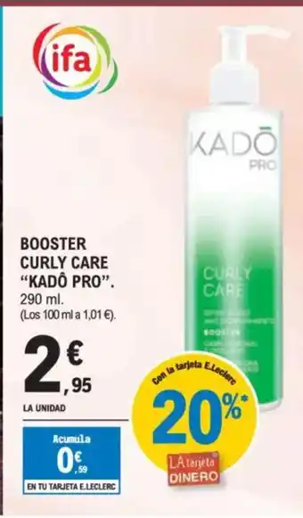 E.Leclerc KADŌ PRO Booster curly care oferta