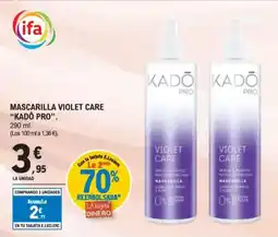 E.Leclerc KADO PRO Mascarilla violet care oferta