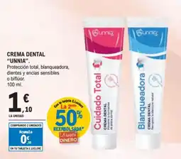 E.Leclerc UNNIA Crema dental oferta