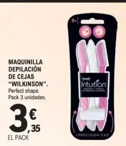E.Leclerc WILKINSON Maquinilla depilación de cejas oferta