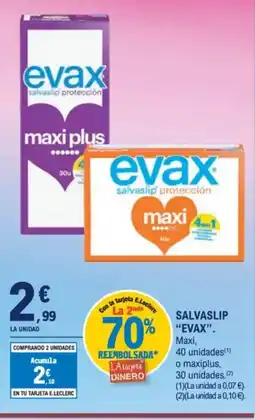 E.Leclerc EVAX Salvaslip oferta