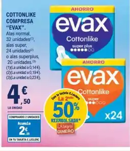 E.Leclerc EVAX Cottonlike compresa oferta